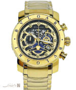 ساعت مچی مردانه بولگاری سه موتوره طلاییBvlgari3887_G - Image 2