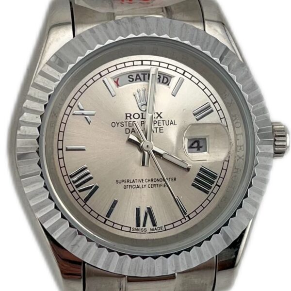 ساعت مچی مردانه رولکس دی دیت Rolex Day Date Silver - Image 4