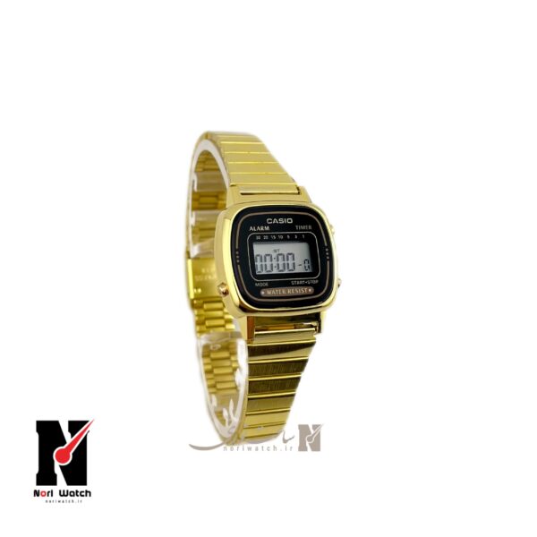 ساعت کاسیو نوستالژی طلایی زنانه CASIO - Image 5
