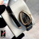 ساعت مچی زنانه بولگاری مشکی Bvlgari Serpenti Tubogas