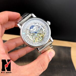 ساعت مردانه اتوماتیک صفحه اسکلتون Vacheron Constantin